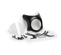 PUIG CUPOLINO SEMICARENATO TRIUMPH SCRAMBLER 400X 2024 TRASPARENTE-NERO