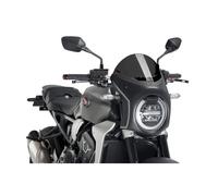 PUIG CUPOLINO SEMICARENATO HONDA CB650R NEO SPORTS CAFE 2022 FUME SCURO-NERO