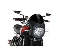 Puig Cupolini Retro Semicarenatura in Nero 9595N per Kawasaki Z900RS 18'-19'