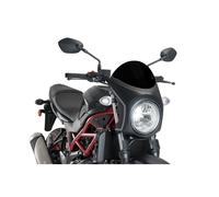 PUIG CUPOLINO SEMICARENATO PER SUZUKI SV650 2019 NERO-NERO