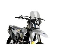 PUIG CUPOLINO SEMICARENATO RALLY HUSQVARNA TE 150i 2020-2021 TRASPARENTE