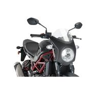 PUIG CUPOLINO SEMICARENATO SUZUKI SV650 16-21 TRASPARENTE-CARBON