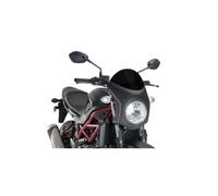 PUIG CUPOLINO SEMICARENATO SUZUKI SV650 22-26 NERO-CARBON