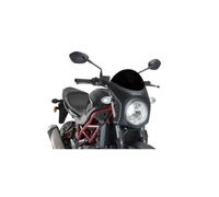 PUIG CUPOLINO SEMICARENATO SUZUKI SV650 22-26 NERO-NERO