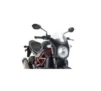 PUIG CUPOLINO SEMICARENATO SUZUKI SV650 22-26 TRASPARENTE-NERO