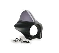 Puig 21410F Mirage per faro rotondo in ABS con design aerodinamico e opzioni di schermo per maggiore protezione e stile custom, Fumé Scuro
