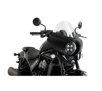 PUIG CUPOLINO SEMICARENATO TOURING MIRAGE PER HONDA CMX1100 REBEL 21-24 TRASPARE