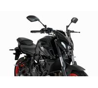 Puig Cupolino Sport Parabrezza Deflettore Nero Opaco Yamaha MT-07 2021 - 2024