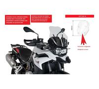 PUIG CUPOLINO TOURING PER BMW F850 GS ADVENTURE 19-24 TRASPARENTE-CUP. TOURING O