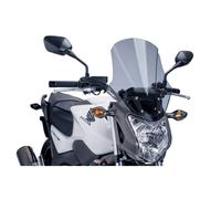Puig 6361H Cupolino Touring Plus extra alto e aerodinamico in acrilico ad alto impatto con profilo arrotondato che massimizza protezione e comfort in viaggio, Fumé
