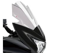 Puig 7642W Cupolino Z-Racing aerodinamico e sportivo in acrilico da 3 mm con doppia altezza e canali laterali che migliorano protezione e stabilità, Trasparente