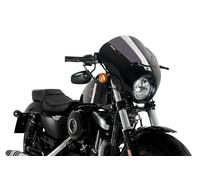 PUIG Cupolino semicarenato Dark Night per Harley D. Sportster Forty-Eight Motoplastic