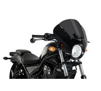 Puig Cupolino semicarenato Dark Night per Honda CMX500 Rebel 2017 fume scuro
