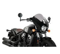 Puig Dark Night Indian Scout Bobber 2025 Headlight Holder Argento