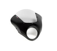 Puig Cupolino semicarenato Dark Night per Triumph Bonneville Speedmaster 2025 Supporto faro Argento
