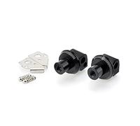 Puig Footpegs Adapters, Black | 7243N