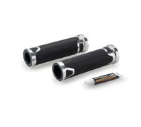 PUIG MANOPOLE MODELLO REVVING COLORE SILVER - Lunghezza: 123 mm.