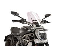 PUIG CUPOLINO NAKED N.G. TOURING REGOLABILE PER DUCATI X DIAVEL S 16-18 TRASPARE