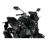 Puig 20285F Naked New Generation Sport Sportiva e aerodinamica in Acrilico da 3 mm con Design rialzato Che migliora la Protezione e Mantiene Un’Ampia visibilità, fumé Scuro
