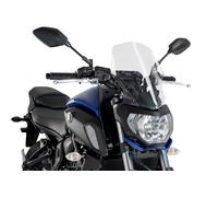 Puig 9667W Naked New Generation Touring Touring e aerodinamico in Acrilico da 3 mm con Presa d’Aria Centrale Che migliora la Protezione e Riduce Le turbolenze, Trasparente