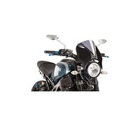 Puig Parabrezza Modello Retro Semicarenatura in Carbon Look 9561H per Yamaha XSR700 16'-19', Yamaha XSR700 Xtribute 19'