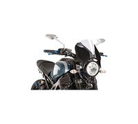 Puig Parabrezza Modello Retro Semicarenatura in Carbon Look 9561W per Yamaha XSR700 16'-19', Yamaha XSR700 Xtribute 19'