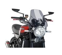 Puig Plus Schermo Parabrezza Deflettore Fumè Chiaro Kawasaki Z 900 RS/SE 22 - 25