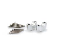 Motoplastic Rialzi per manubri PUIG Yamaha Tracer 9 GT 21-24 Argento SILVER-3741P