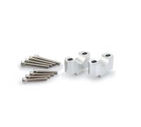 PUIG RISERS PER MANUBRI PER YAMAHA TRACER 9 GT 21-24 SILVER-3741P