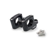 Puig 21801N Riser Pullback, rialzi universali per manubrio con altezza di 20mm e arretramento di 16mm, migliorano l’ergonomia e il comfort alla guida con un design elegante e resistente, Nero