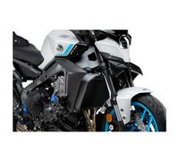 Puig 22080J Spoiler Laterali Naked; aerodinamica avanzata; realizzati in ABS resistente; installazione facile senza modificare la moto; omologazione TÜV e ABE inclusa, Nero Opaco