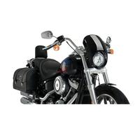Puig Cupolino semicarenato Anarchy per Harley D. Softail Low Rider FXLR 2019 Nero