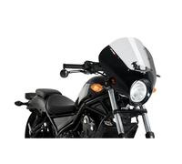 Puig Dark Night Honda Cmx500 Rebel 2019 Headlight Holder Argento