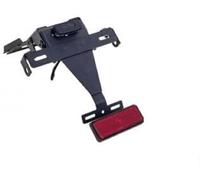 Puig Supporto per Portatarga per Yamaha Fz6 04'-08', Fz6 Fazer 04'-08', Fz6 S2 07'-10', Nero