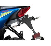 Puig Supporto per portatarga Puig 9958N Nero per Suzuki GSX-S125 17'-18', Suzuki GSX-R125 17'-18', Nero, Suzuki