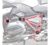 PUIG TAPPI TELAIO PER BMW R1200 R 15-18 NERO