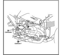 PUIG TAPPI TELAIO PER BMW R NINE T 21-24 NERO
