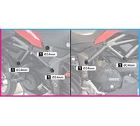 PUIG TAPPI TELAIO PER DUCATI MULTISTRADA 1200/S 15-17 NERO