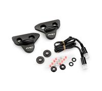 PUIG TAPPO FORO SPECCHIETTO CON FRECCE TAB PER YAMAHA YZF-R1 17-19 NERO