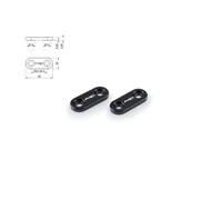 PUIG TAPPO FORO SPECCHIETTO PER YAMAHA YZF-R1 09-14 NERO