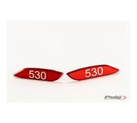 PUIG TAPPO FORO SPECCHIO PER YAMAHA T-MAX 530 12-16 ROSSO