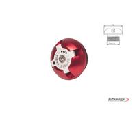PUIG TAPPO OLIO MOTORE PER APRILIA COLORE ROSSO - COD. 6777R - Filettatura M25x1