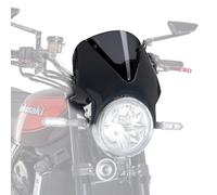 Puig Vision Nero Parabrezza Deflettore Fumè Scuro Honda CBF 250 2004 - 2016