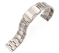 PUJIANA Cinturino for orologio in metallo, cinturino for orologio in acciaio inossidabile, cinturino con estremità dritta(22mm)