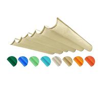 pujindu Copertura Ombreggiante Retrattile Impermeabile Per Pergola Personalizzata, Kit Di Ricambio Per Da Sole Per Patio, Da Sole A Vela Scorrevole Con Filo Metallico
