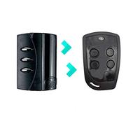 Pujol Vario Mercurio - Telecomando da garage, compatibile con Pujol Vario Black, frequenza 433 MHz, colore nero