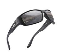 PUKCLAR Occhiali da Sole da Uomo e Donna Polarizzati Sportive - Materiale leggero TR90 Montatura Protezione UV400 Accessori con Custodia Rigida