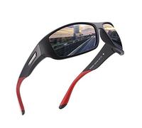 PUKCLAR Occhiali da Sole da Uomo e Donna Polarizzati Sportive - Materiale leggero TR90 Montatura Protezione UV400 Accessori con Custodia Rigida