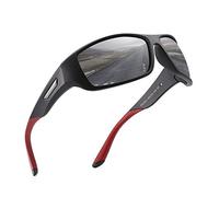 PUKCLAR Occhiali da Sole da Uomo e Donna Polarizzati Sportive - Materiale leggero TR90 Montatura Protezione UV400 Accessori con Custodia Rigida