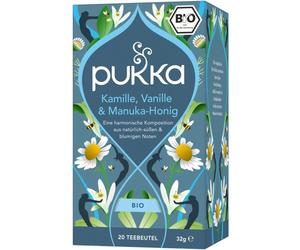 Pukka Camomilla, Vaniglia e Miele di Manuka Bio 20 pezzi 32 g - Tisana